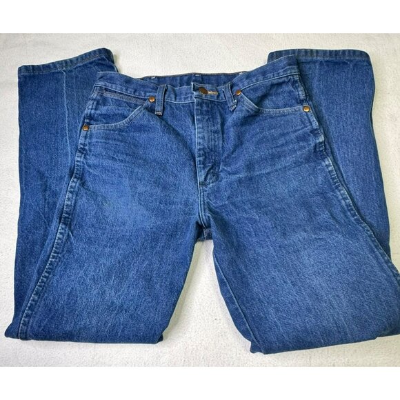 Wrangler Cowboy Cut Slim Fit Jean 30x29 actual  31x30 tagged Broken in Mens Jean - Picture 1 of 13